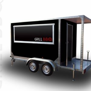 REMORQUE FOOD TRUCK GRILL BBQ