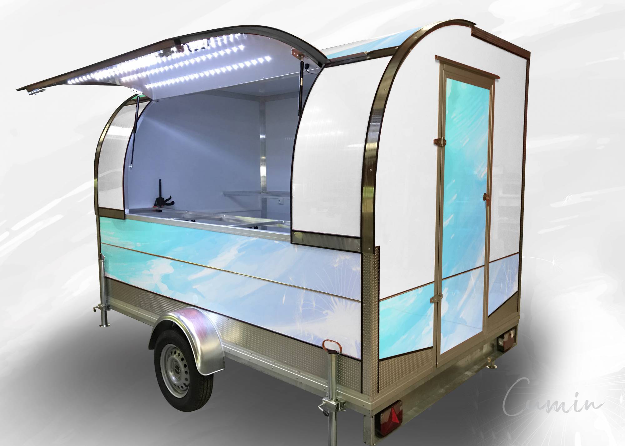 REMORQUE FOOD TRUCK CUMIN